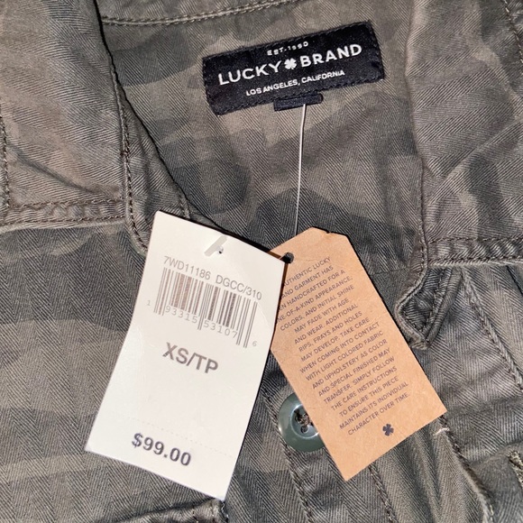 Lucky Brand | Camo shirt dress NWT - Picture 2 of 5